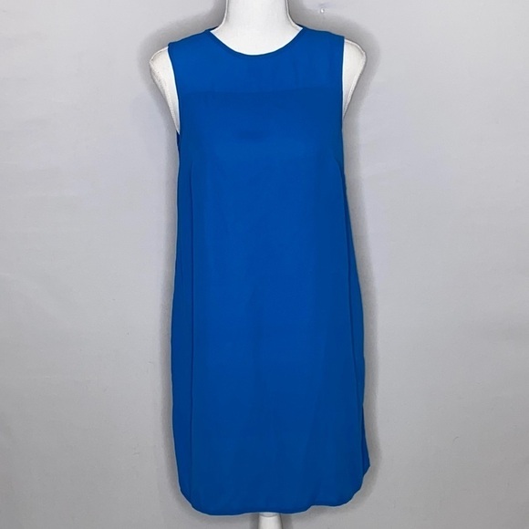 Dorothy Perkins Sleeveless Side Split Tunic Top in Blue - US Size 4 - Picture 1 of 8